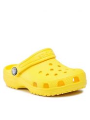Crocs Klapki Classic Clog K 206991 Żółty. Żółte klapki damskie Crocs, bez wzorów, z tworzywa sztucznego, bez obcasa, bez zapięcia. Za 189.99 zł.