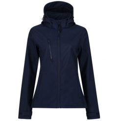 Kurtka Damska Venturer 3 Layer Hooded Soft Shell Jacket. Niebieskie kurtki sportowe damskie Regatta, xl, bez wzorów, bez ramiączek, bez kaptura, trekkingowe. Za 209.99 zł.