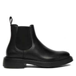 Sztyblety Fabi. Czarne botki męskie Fabi, bez wzorów, bez obcasa, bez zapięcia. Za 1,889.00 zł.