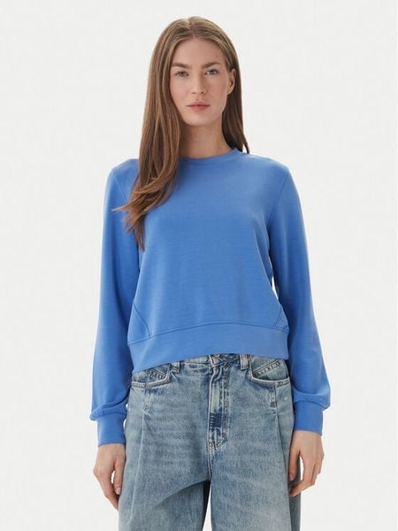 ONLY Bluza Maya 15369155 Niebieski Regular Fit. Niebieskie bluzy damskie ONLY, xs, bez wzorów, z syntetyku, bez ramiączek, bez kaptura. Za 97.99 zł.