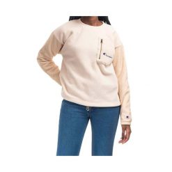 Bluza polarowa damska Champion Crewneck Polartec. Białe bluzy damskie Champion, xs, bez wzorów, z polaru, bez ramiączek, bez kaptura. Za 270.00 zł.