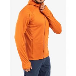 Bluza polarowa męska Inov-8 VentureLite Mid Hoodie FZ. Brązowe bluzy sportowe męskie Inov-8, m, bez wzorów, z polaru, bez kaptura. Za 244.99 zł.
