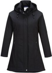 Berg Outdoor - Kurtka Softshell Carla czarny M. Czarne kurtki sportowe damskie BERG OUTDOOR, m, bez wzorów, z softshellu, bez ramiączek, bez kaptura, outdoorowe. Za 244.40 zł.