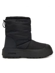Iceberg Śniegowce ID2226 I-SEW Czarny. Czarne śniegowce damskie Iceberg, z materiału, bez zapięcia. Za 1,819.00 zł.