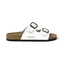 Sandały ergonomiczne DURTAL V2 ze skóry z podeszwą EVA i możliwością dopasowania. Białe buty zimowe męskie IZAS, bez wzorów, ze skóry, bez obcasa, bez zapięcia. W wyprzedaży za 234.74 zł.