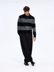 Sweter z wełną - wielobarwny. Swetry męskie Reserved, l, bez wzorów, z dzianiny, bez kołnierzyka, bez ramiączek. Za 279.99 zł.