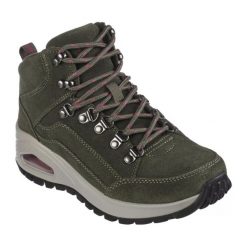 Trapery Damskie SKECHERS UNO RUGGED RUGGED ONE 155220-OLV zielone 38. Zielone trapery damskie Skechers, bez zapięcia. Za 356.99 zł.