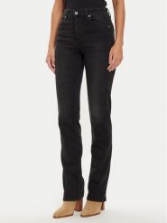 Liu Jo Jeansy UF4063 DS615 Czarny Straight Fit. Czarne jeansy damskie Liu Jo, bez wzorów, z bawełny. Za 539.99 zł.