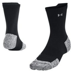 Skarpety Under Armour Ad Run Cushion Mid. Czarne skarpetki damskie Under Armour, bez wzorów. Za 54.99 zł.