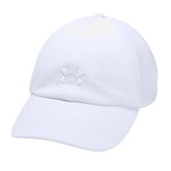 Czapka Z Daszkiem Play Up. Białe czapki damskie Under Armour, bez wzorów. Za 129.99 zł.