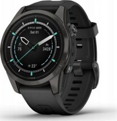 Zegarek sportowy Garmin Garmin EPIX PRO 2 Sapphire išmanusis laikrodis, 42 mm, Pilkas/Juodas. Niebieskie zegarki sportowe Garmin, bez wzorów. Za 3,284.99 zł.
