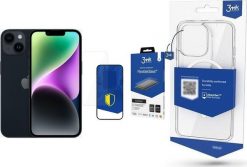 Smartfon Apple iPhone 14 128GB Midnight (MPUF3) + FlexibleGlass + Etui MagCase. Smartfony Apple. Za 2,582.00 zł.