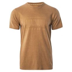 Koszulka męska Magnum Essential T-Shirt 2.0 - żółta, Rozmiar XL. Żółte koszulki sportowe męskie MAGNUM, m, bez wzorów, z bawełny, bez kołnierzyka, bez ramiączek. Za 39.99 zł.
