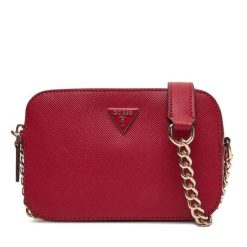 Torebka Guess. Czerwone torebki do ręki damskie Guess, z aplikacjami, bez dodatków. Za 399.99 zł.
