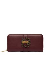 Just Cavalli Portfel 81RA5PA1 ZSA89 Bordowy. Czerwone portfele damskie Just Cavalli, ze skóry. Za 429.99 zł.