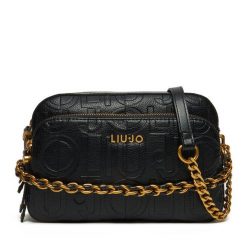 Torebka Liu Jo. Czarne listonoszki damskie Liu Jo, bez wzorów, bez dodatków. Za 349.99 zł.