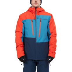 Kurtka narciarska męska Fundango Atlas Allmountain. Białe kurtki sportowe męskie FUNDANGO, na zimę, m, bez wzorów, bez kaptura, narciarskie. Za 629.90 zł.