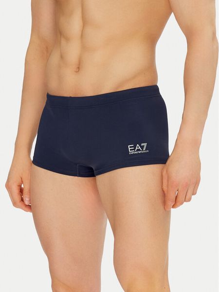 EA7 Emporio Armani Kąpielówki 7M000551 AF14514 MB010 Granatowy. Niebieskie kąpielówki męskie EA7 Emporio Armani, m, bez wzorów, z syntetyku. Za 129.99 zł.