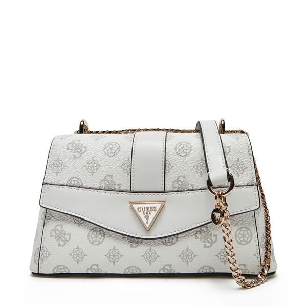 Torba Guess. Białe torebki do ręki damskie Guess, z aplikacjami, bez dodatków. Za 379.99 zł.