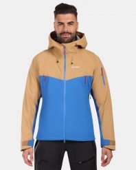 Męska kurtka typu hardshell Kilpi TRINITY-M. Brązowe kurtki sportowe męskie Kilpi, na zimę, l, bez wzorów, z hardshellu, z kapturem, trekkingowe. Za 835.17 zł.