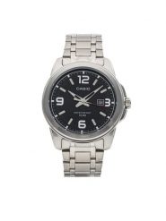 Casio Zegarek MTP-1314D-1AVEF. Szare zegarki męskie Casio, bez wzorów, ze stali. Za 249.99 zł.