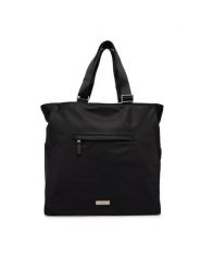 Calvin Klein Torba Sleek Pocket Tote LV04D3340G Czarny. Czarne torby podróżne damskie Calvin Klein, bez wzorów, z materiału. Za 489.99 zł.