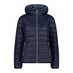 Kurtka damska turystyczna CMP 32K3016. Niebieskie kurtki sportowe damskie CMP, s, bez wzorów, bez ramiączek, bez kaptura, trekkingowe. W wyprzedaży za 328.99 zł.