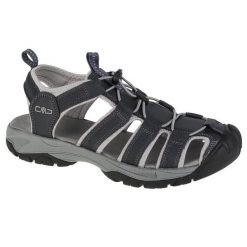 Sandały męskie, CMP Sahiph Hiking Sandal. Czarne buty zimowe męskie CMP, bez wzorów, bez obcasa, bez zapięcia. W wyprzedaży za 229.99 zł.