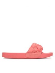Tommy Jeans Klapki Tjw Braided Slides EN0EN02975 Różowy. Czerwone klapki damskie Tommy Jeans, bez wzorów, z jeansu, bez obcasa, bez zapięcia. Za 209.99 zł.