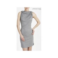 GREY DRAGONFLY. Szare sukienki damskie Unknown style, na jesień, l, z aplikacjami, z dzianiny, bez kołnierzyka, bez ramiączek, mini, dopasowane. Za 450.00 zł.