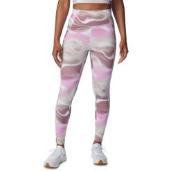 Legginsy damskie Columbia Boundless Trek Legging. Czerwone legginsy damskie Columbia, bez wzorów, z elastanu. Za 239.00 zł.