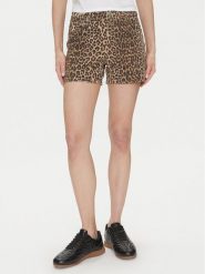 Vero Moda Szorty jeansowe Tess 10329962 Brązowy Regular Fit. Brązowe szorty damskie Vero Moda, bez wzorów, z bawełny. Za 89.99 zł.