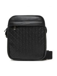 Calvin Klein Saszetka Emblem Emboss Reporter LV04D3204G Czarny. Czarne saszetki i nerki męskie Calvin Klein, bez wzorów, ze skóry. Za 289.99 zł.