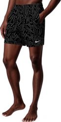 Nike Spodenki kąpielowe Nike Breaker Tossed Swoos 5" Volley czarne NESSG572 001 S. Czarne kąpielówki męskie Nike, m, bez wzorów. Za 258.11 zł.