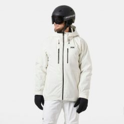 Kurtka narciarska Helly Hansen Juniper 3.0. Białe kurtki sportowe męskie Helly Hansen, na zimę, m, bez wzorów, bez kaptura, narciarskie. W wyprzedaży za 1,322.00 zł.