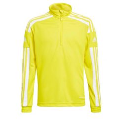 Bluza adidas Squadra 21 Jr. Białe bluzy damskie Adidas, bez wzorów, sportowe, bez ramiączek, bez kaptura. Za 101.00 zł.
