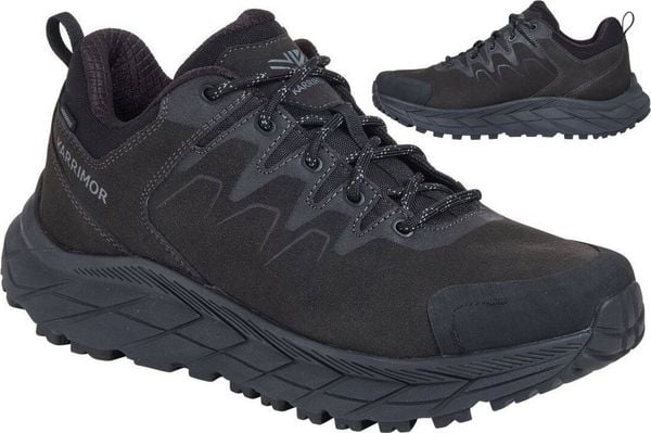 Buty trekkingowe męskie Karrimor MĘSKIE BUTY TREKKINGOWE TURYSTYCZNE KARRIMOR GOSHAWK LOW K1106-BLK. Trekkingi męskie Karrimor, bez zapięcia. Za 399.99 zł.