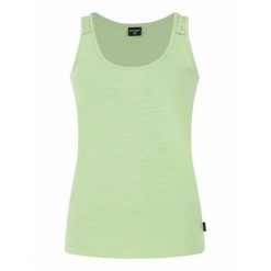 Damski tank top Protest Prtimpulse. Zielone topy damskie Protest, bez wzorów, bez kołnierzyka, bez ramiączek. Za 152.50 zł.