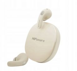 Słuchawki HiFuture FLYBUDS AI LATTE - Słuchawki. Słuchawki dokanałowe HiFuture. Za 186.39 zł.
