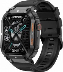 Smartwatch Gravity GT6-1 Czarny. Czarne zegarki smartwatch Gravity, bez wzorów. Za 174.70 zł.