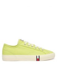 Tommy Jeans Tenisówki Archive Y2K EN0EN02956 Zielony. Zielone trampki i tenisówki damskie Tommy Jeans, bez wzorów, z jeansu, bez zapięcia. Za 289.99 zł.