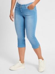 TONI Dżinsy capri - Perfect Shape Kobiety Bawełna niebieski, 36. Niebieskie jeansy damskie TONI, bez wzorów, z bawełny. Za 329.95 zł.