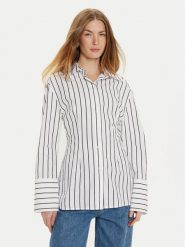 DAY BIRGER ÉT MIKKELSEN Koszula Julia DAY65243343 Biały Relaxed Fit. Białe koszule damskie DAY Birger et Mikkelsen, bez wzorów, z bawełny, bez kołnierzyka, bez ramiączek. Za 519.99 zł.