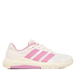 Buty na siłownię adidas. Białe obuwie sportowe damskie Adidas, bez wzorów, bez zapięcia, na fitness i siłownię. Za 279.99 zł.