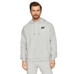Bluza z kapturem Fila Belfort. Szare bluzy sportowe męskie Fila, m, bez wzorów, z kapturem. Za 255.75 zł.