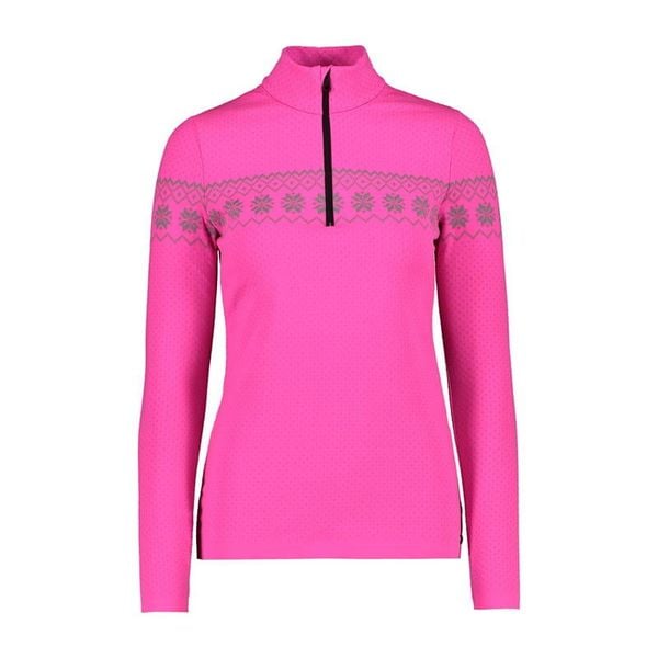 Bluza damska turystyczna CMP 7H96146. Czerwone bluzy damskie CMP, xs, bez wzorów, z włókna, sportowe, bez ramiączek, bez kaptura. Za 324.99 zł.