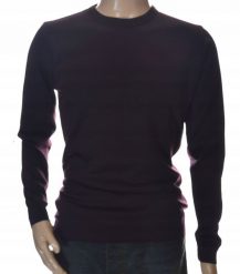 Sweter męski elegancki z wełny wełniany niegryzący L śliwkowy 1705. Swetry męskie Selantino, l, bez wzorów, z wełny, eleganckie, bez kołnierzyka, bez ramiączek. Za 151.28 zł.