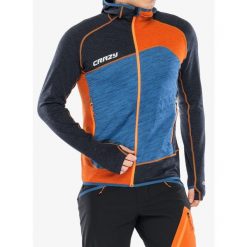 Bluza trekkingowa męska Crazy Pull Resolution Light. Niebieskie bluzy męskie CRAZY, m, bez wzorów, bez ramiączek, bez kaptura. Za 807.99 zł.