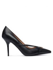 LOVE MOSCHINO Szpilki JA10119G1PIA0000 Czarny. Czarne szpilki damskie Love Moschino, bez wzorów, ze skóry, bez obcasa, na szpilce, bez zapięcia. Za 1,059.00 zł.