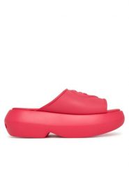 LOVE MOSCHINO Klapki JA28207I0MI40604 Różowy. Czerwone klapki damskie Love Moschino, bez wzorów, z tworzywa sztucznego, bez obcasa, bez zapięcia. Za 449.99 zł.